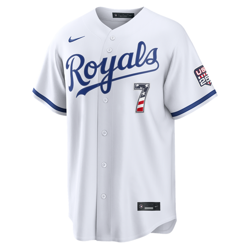 Bobby Witt Jr. Kansas City Royals Nike USA 250 Fourth of July Home Stadium Jersey - White